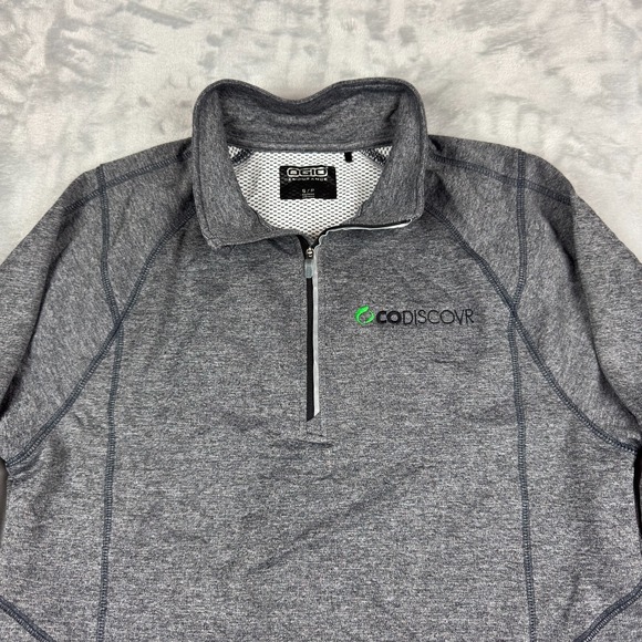 OGIO Other - OGIO Shirt Mens Small Grey Endurance Pursuit 1/4 Zip Stretch Heat Transfer